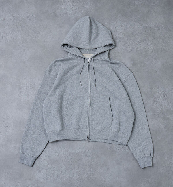 ABAHOUSE「【AH ABAHOUSE】クロップド ダブルジップ スウェットフーディー / セ」|パーカー|