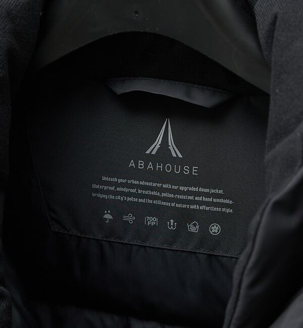 ABAHOUSE「【LIMONTA】700FP フーデットダウンジャケット / ショートブルゾン」|ダウン|
