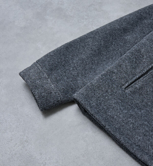 ABAHOUSE「【AH ABAHOUSE】クロップド ダブルジップアップ シャギーブルゾン」|ブルゾン・スタジャン|