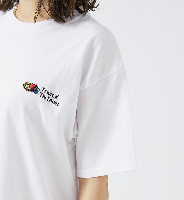 Rouge vif「【FRUIT OF THE LOOM】プリントTシャツ / ワンポイント刺繍 /」|Tシャツ・カットソー|