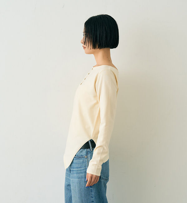 Rouge vif「【一部店舗限定】センターシーム ボートネックニットプルオーバー」|ニット・セーター|