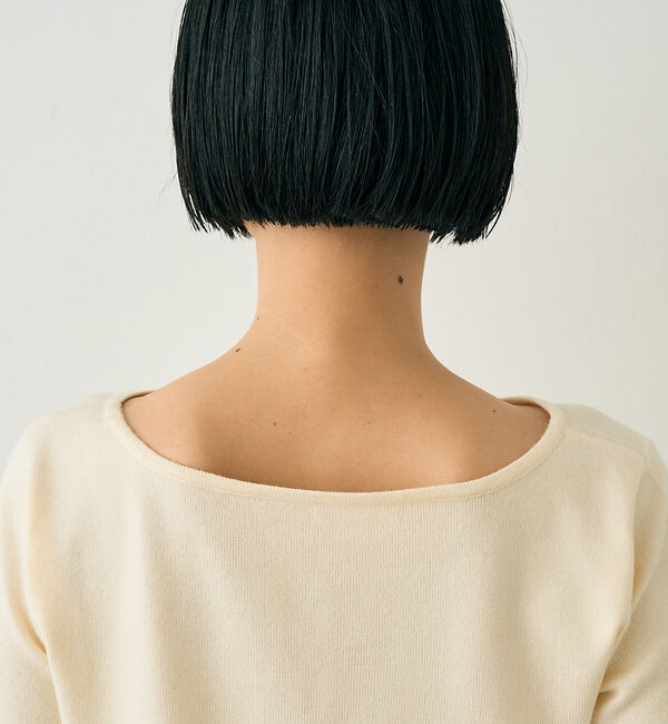 Rouge vif「【一部店舗限定】センターシーム ボートネックニットプルオーバー」|ニット・セーター|