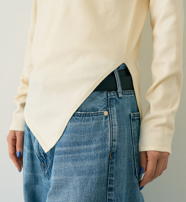 Rouge vif「【一部店舗限定】センターシーム ボートネックニットプルオーバー」|ニット・セーター|