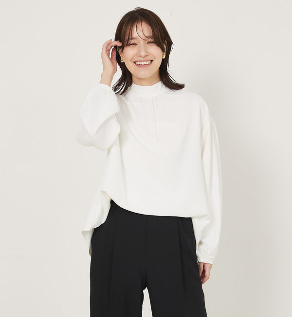 abahouse mavie「ボウタイ2WAYブラウス」|シャツ・ブラウス|