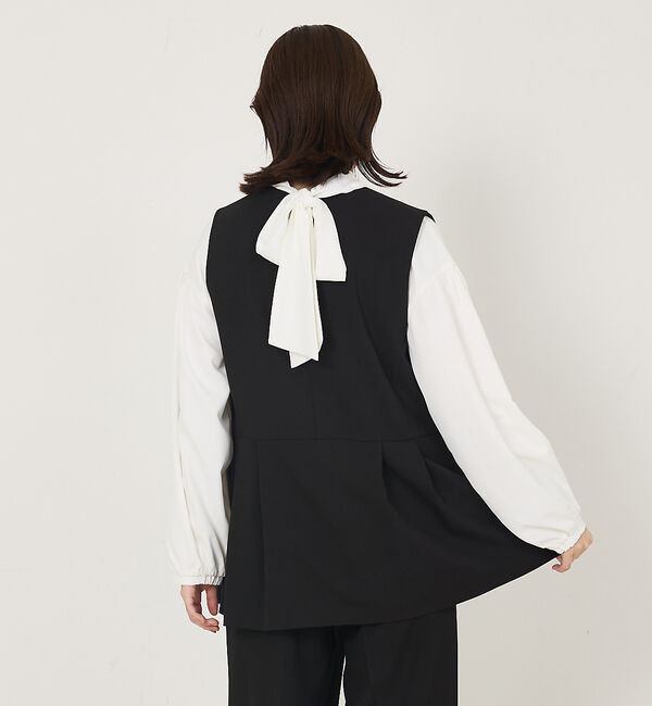 abahouse mavie「ボウタイ2WAYブラウス」|シャツ・ブラウス|