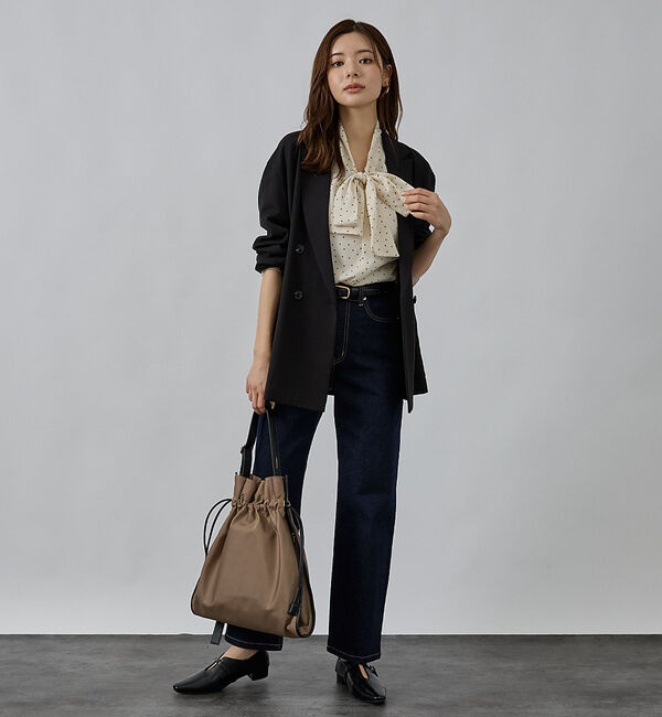 abahouse mavie「ボウタイ2WAYブラウス」|シャツ・ブラウス|