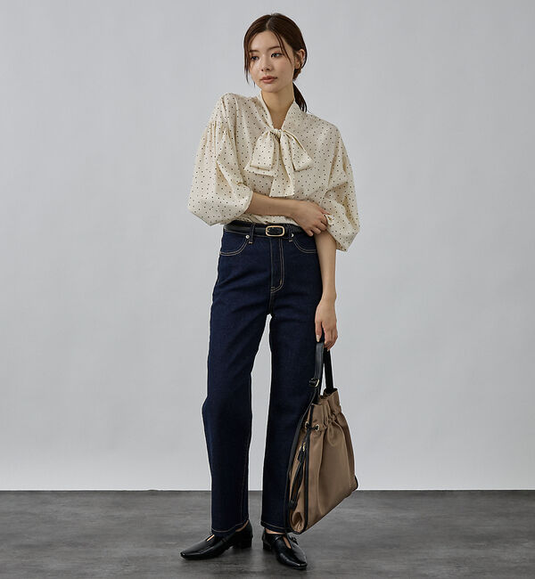 abahouse mavie「ボウタイ2WAYブラウス」|シャツ・ブラウス|