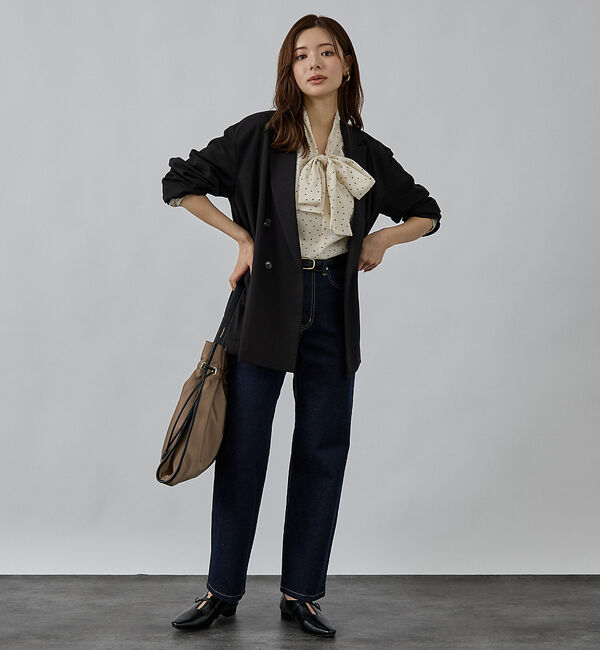 abahouse mavie「ボウタイ2WAYブラウス」|シャツ・ブラウス|