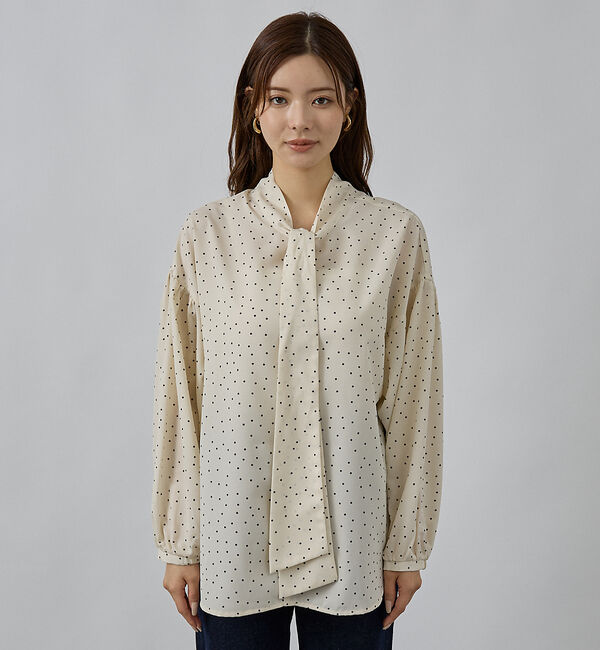 abahouse mavie「ボウタイ2WAYブラウス」|シャツ・ブラウス|