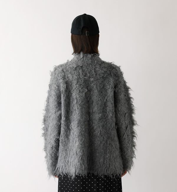 abahouse mavie「【スタッフ人気No1】シャギー起毛カーディガン/ニット/軽量/ガーリー/ふわふわ」|カーディガン|