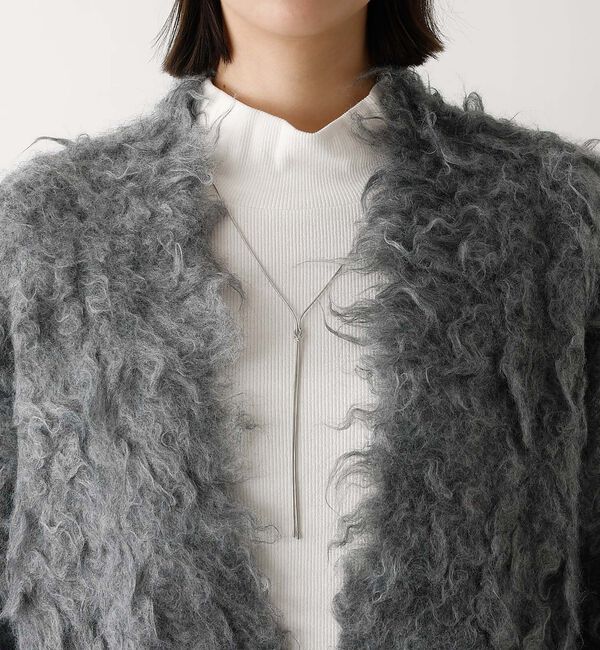 abahouse mavie「【スタッフ人気No1】シャギー起毛カーディガン/ニット/軽量/ガーリー/ふわふわ」|カーディガン|