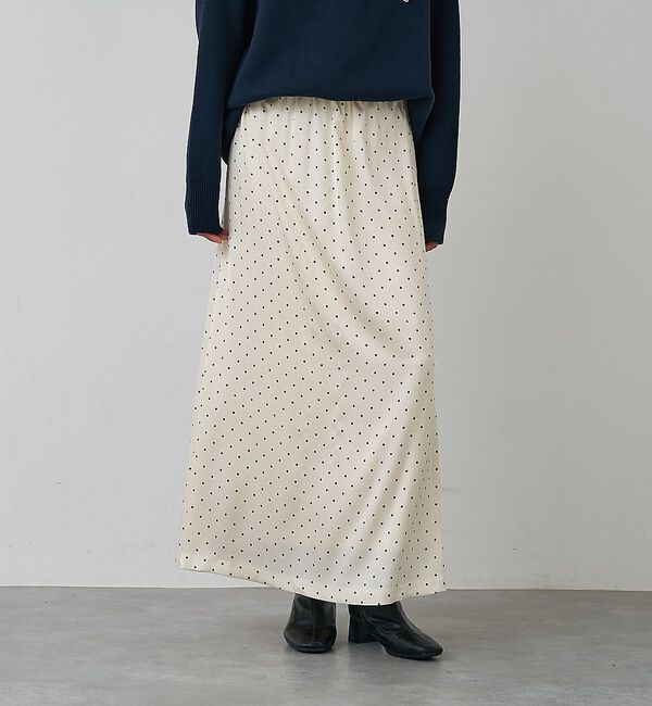 abahouse mavie「ドットマーメイドスカート」|スカート|