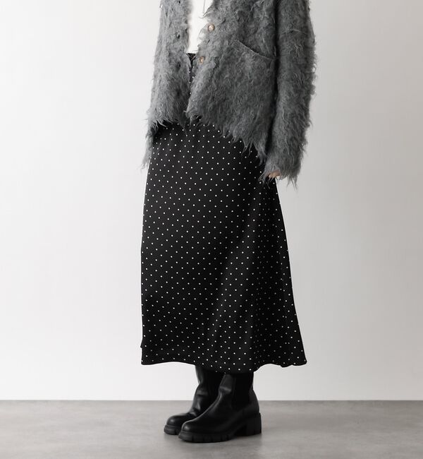abahouse mavie「ドットマーメイドスカート」|スカート|