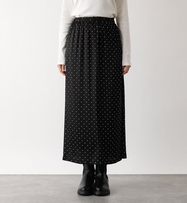 abahouse mavie「ドットマーメイドスカート」|スカート|