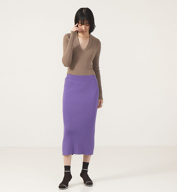 The Store by C' 「【COCUCA】リブニットスカート」|スカート|