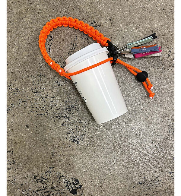 NOMINE「【cheek】drink code カラーコード ストラップ ドリンク ホルダー」|チャーム・キーホルダー|オレンジ