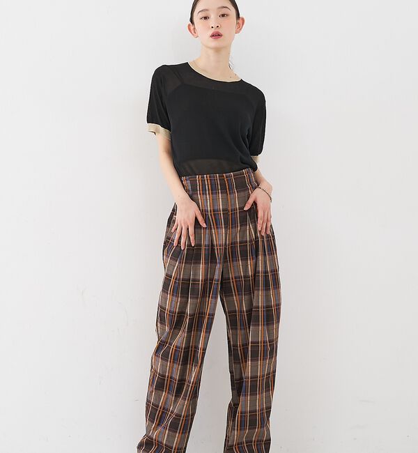 NOMINE「リンガー ニット Tシャツ【予約】」|Tシャツ・カットソー|