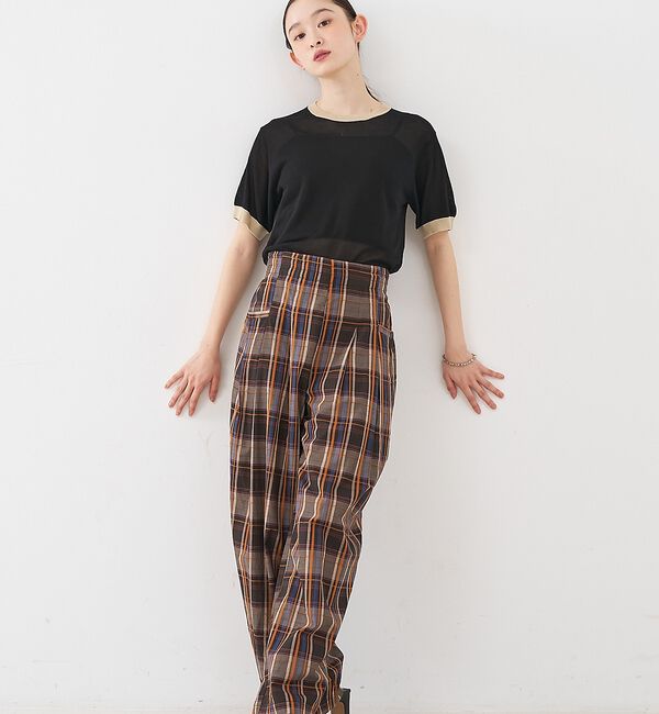 NOMINE「リンガー ニット Tシャツ【予約】」|Tシャツ・カットソー|