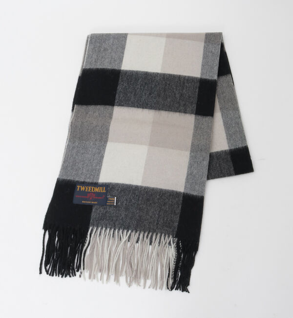 Liesse「【TWEEDMILL/ツイードミル】ストール（70-190-WP）」|ストール|ブラック