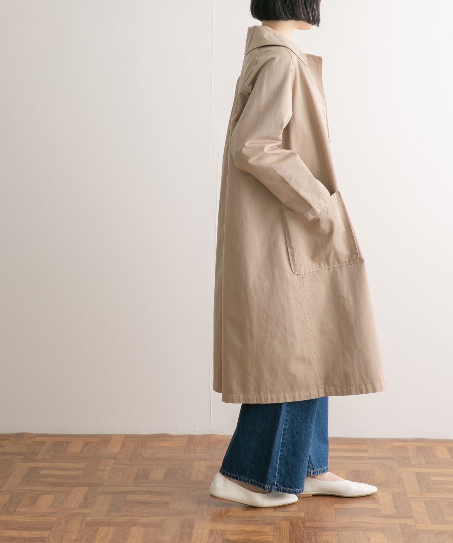 URBAN RESEARCH DOORS「『別注』SMITH&times;DOORS　スプリングコート」|ステンカラーコート|