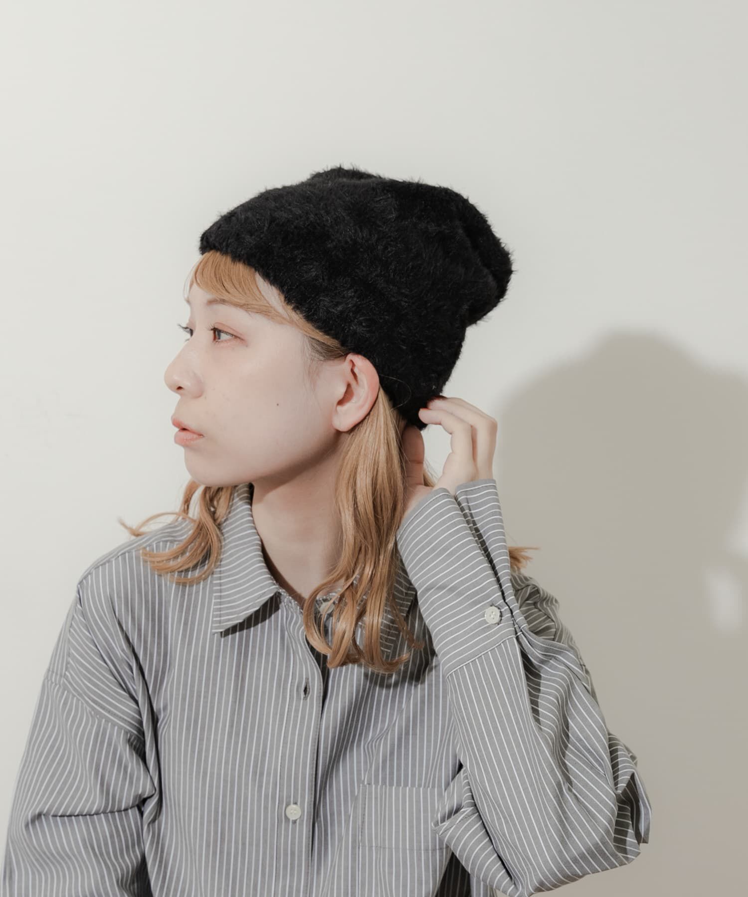 SMELLY「シャギービーニー」|ニット帽|