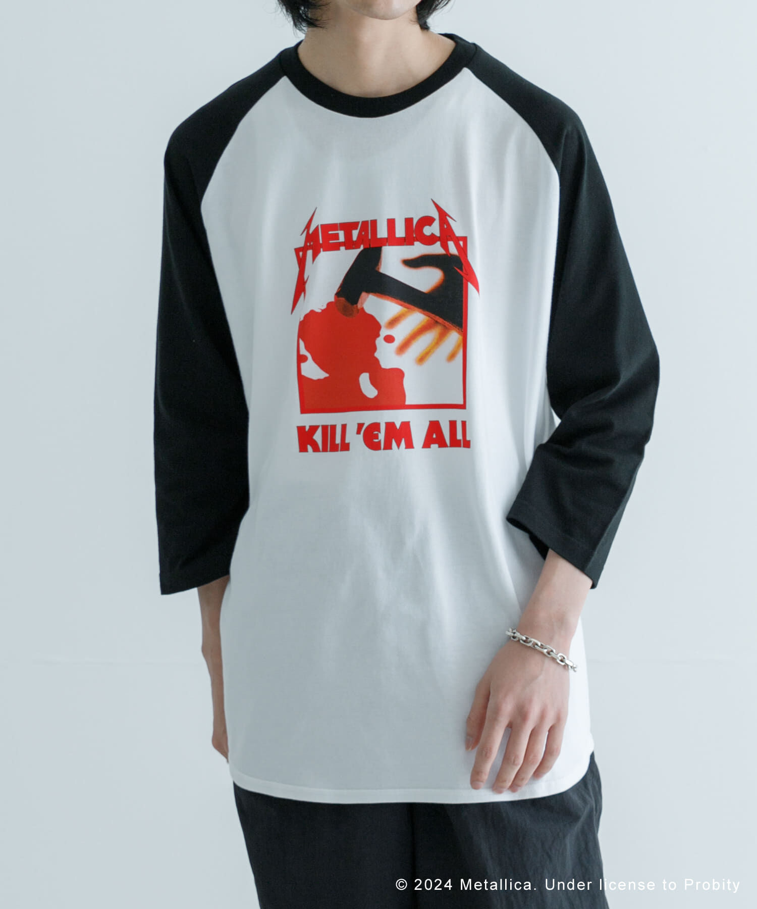 URBAN RESEARCH「URBAN RESEARCH iD　METALLICA RAGLAN T-SHIRTS」|Tシャツ・カットソー|