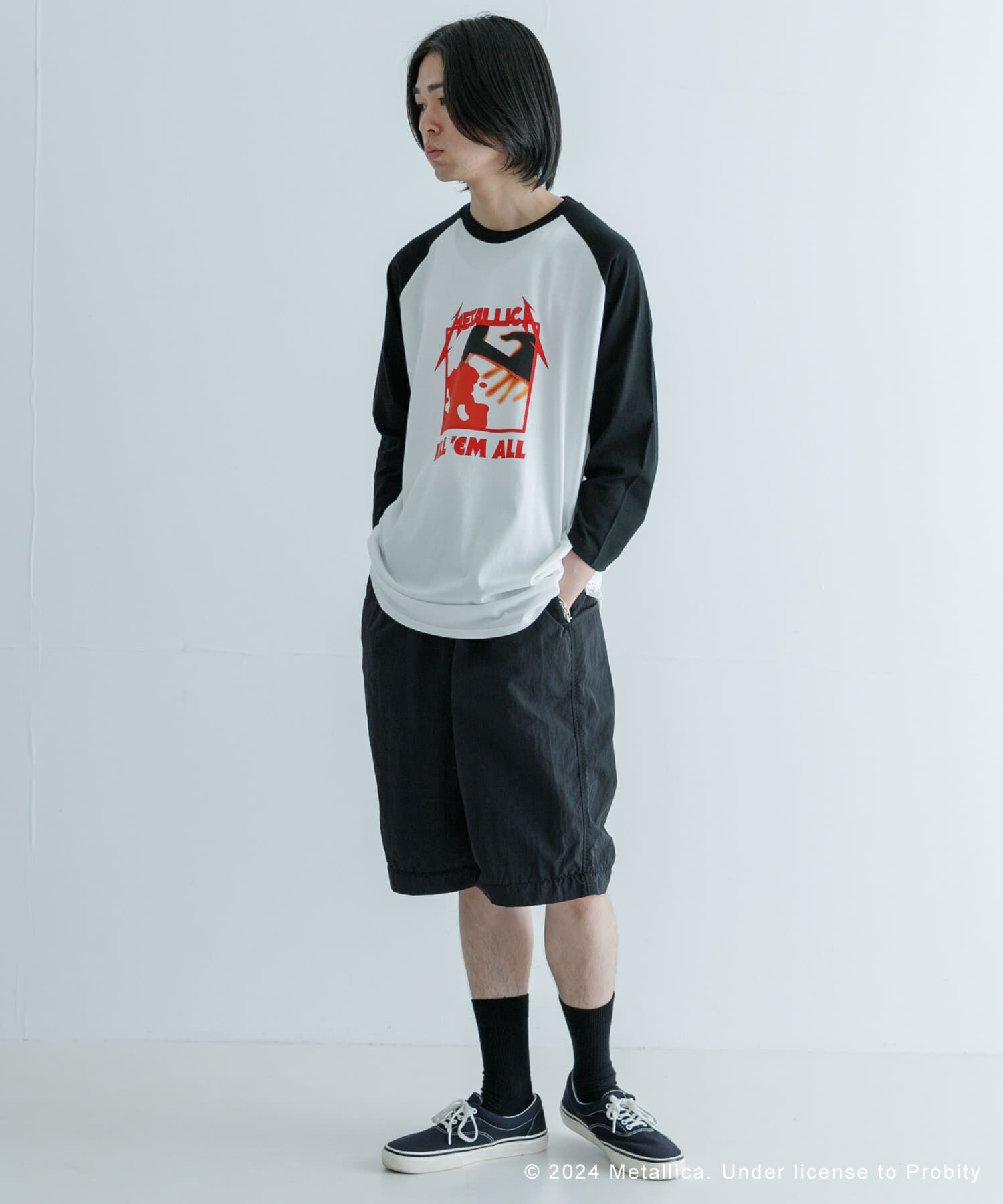 URBAN RESEARCH「URBAN RESEARCH iD　METALLICA RAGLAN T-SHIRTS」|Tシャツ・カットソー|