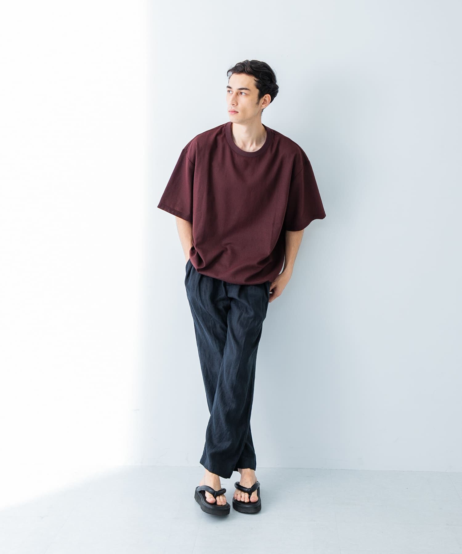 URBAN RESEARCH「『UR TECH DRYLUXE』高機能リネンTシャツ」|Tシャツ・カットソー|