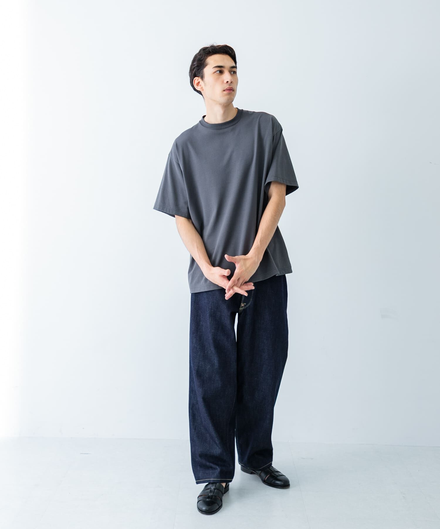 URBAN RESEARCH「new basic　クールドライツイストヒートブロックショートスリーブ」|Tシャツ・カットソー|