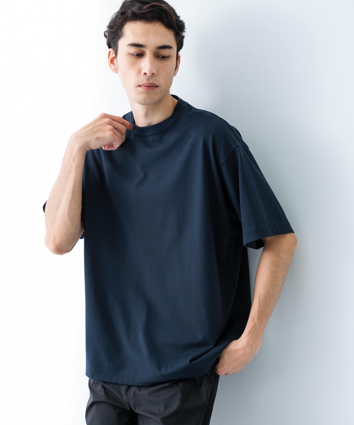 URBAN RESEARCH「new basic　クールドライツイストヒートブロックショートスリーブ」|Tシャツ・カットソー|