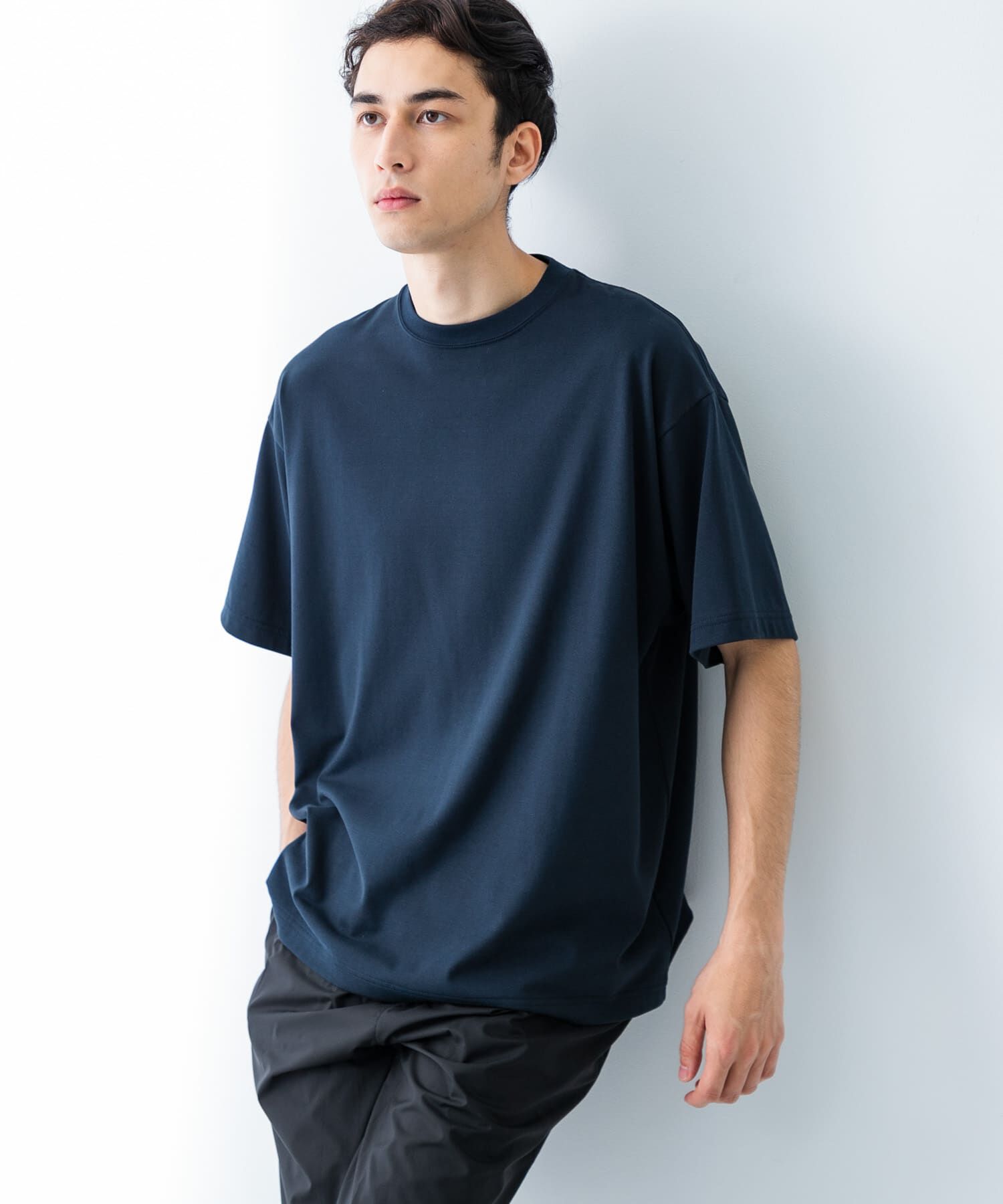 URBAN RESEARCH「new basic　クールドライツイストヒートブロックショートスリーブ」|Tシャツ・カットソー|