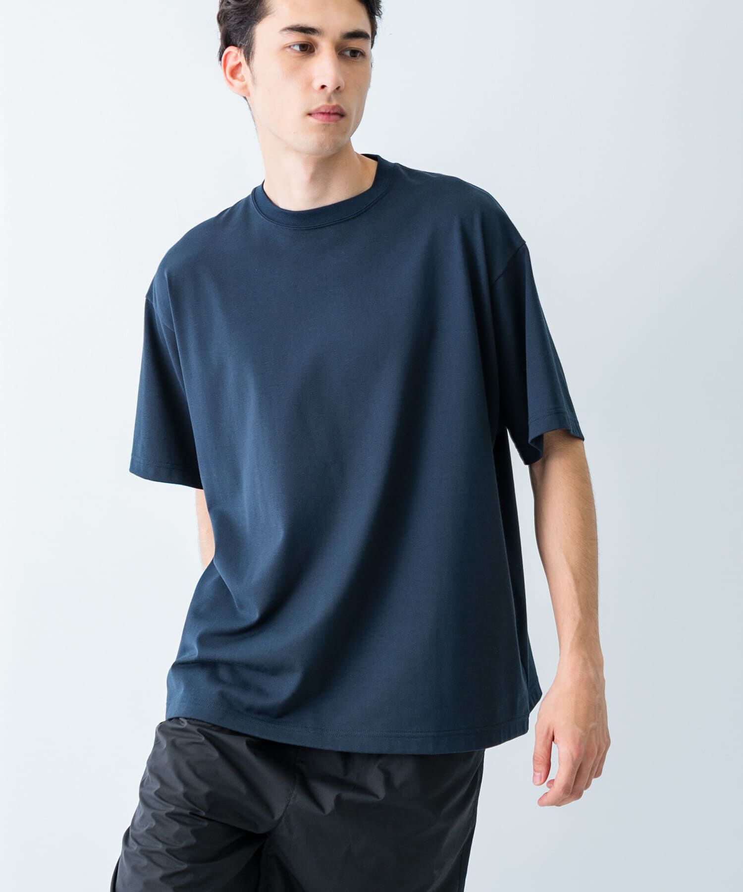 URBAN RESEARCH「new basic　クールドライツイストヒートブロックショートスリーブ」|Tシャツ・カットソー|
