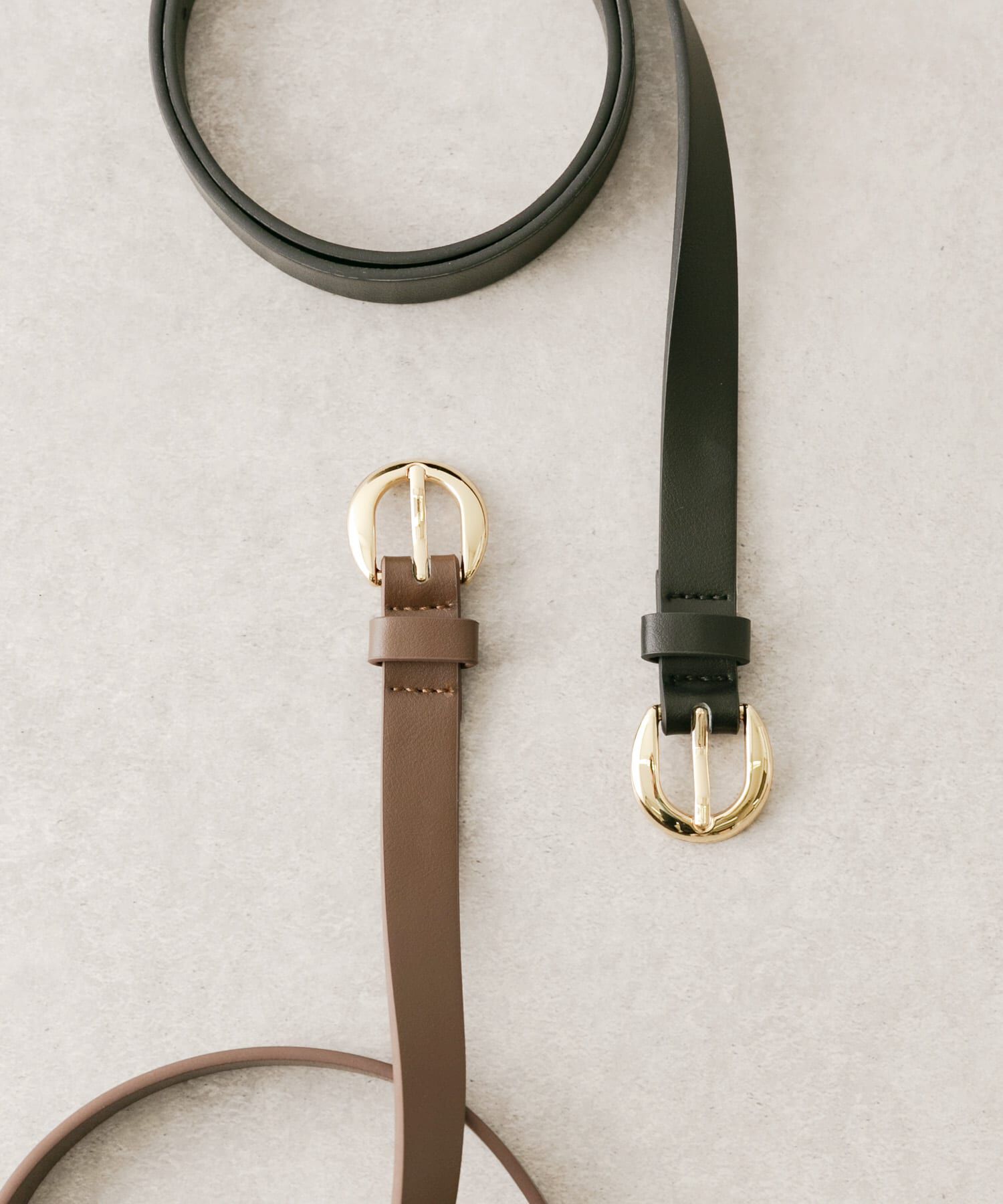 SMELLY「ハーフラウンドバックルベルト」|ベルト|