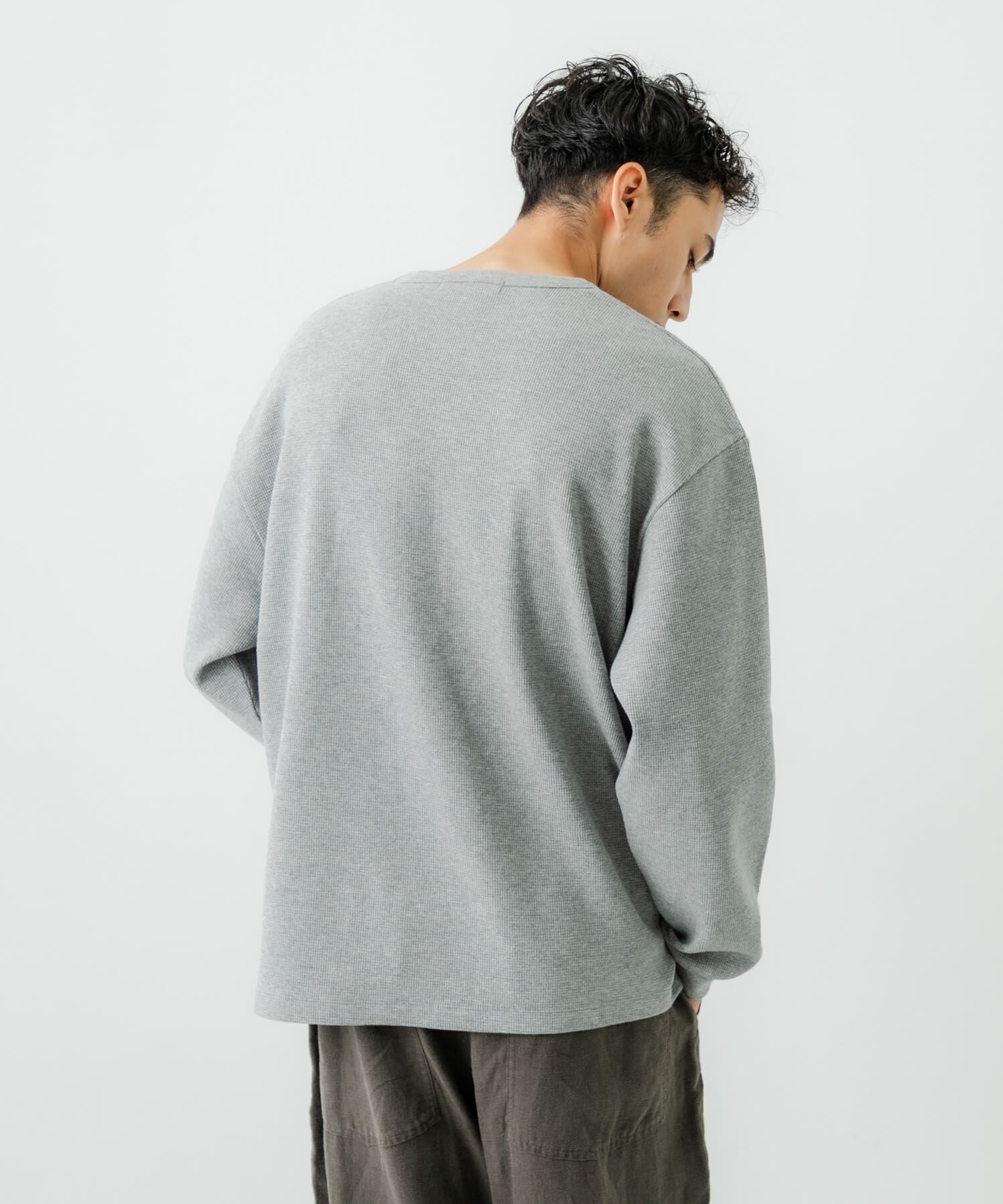 URBAN RESEARCH「度詰めワッフルロングスリーブ」|Tシャツ・カットソー|