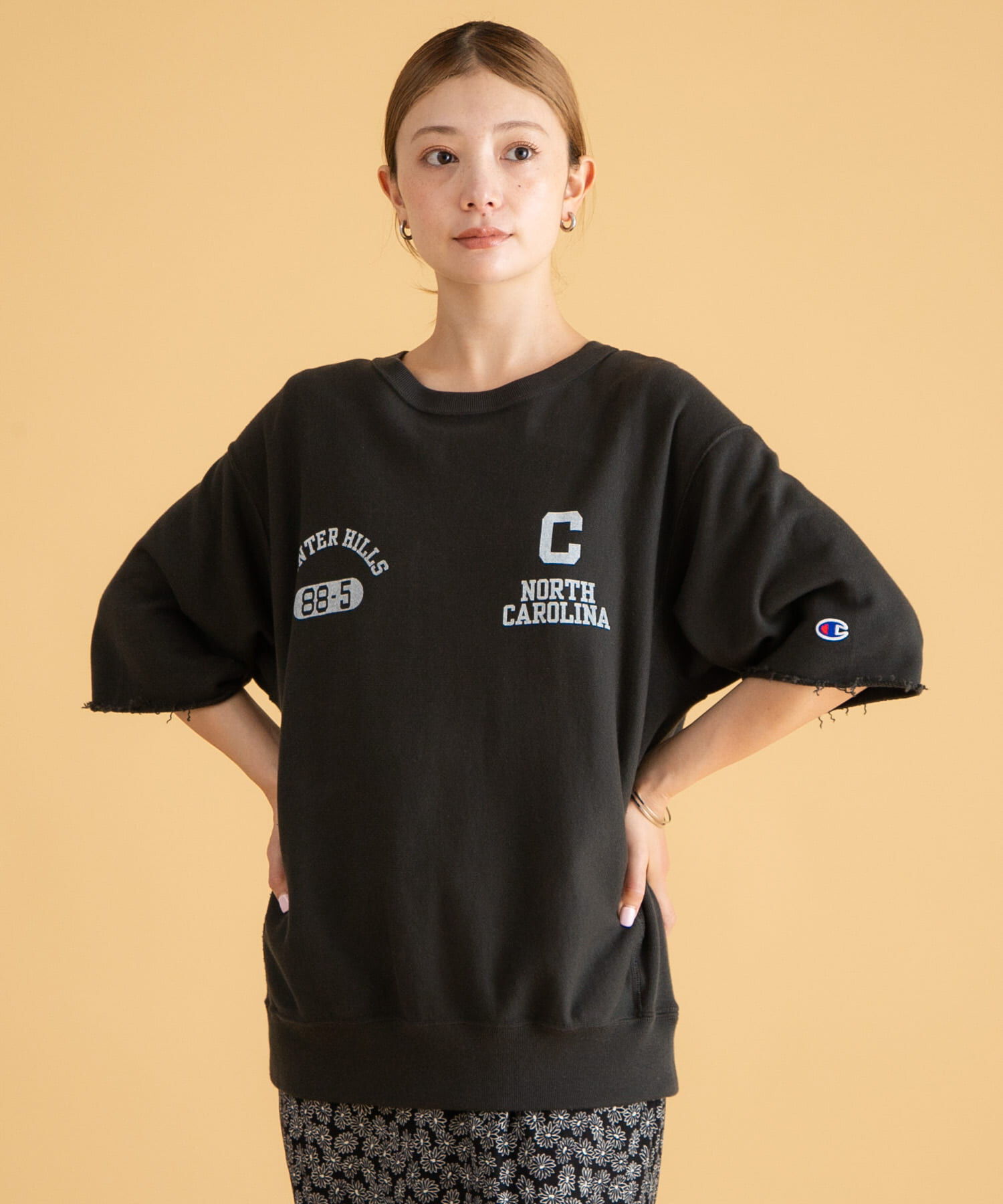 Sonny Label 「『別注』Champion&times;Sonny Label　リバースウィーブロゴスウェットTシャツ」|スウェット・ジャージ|
