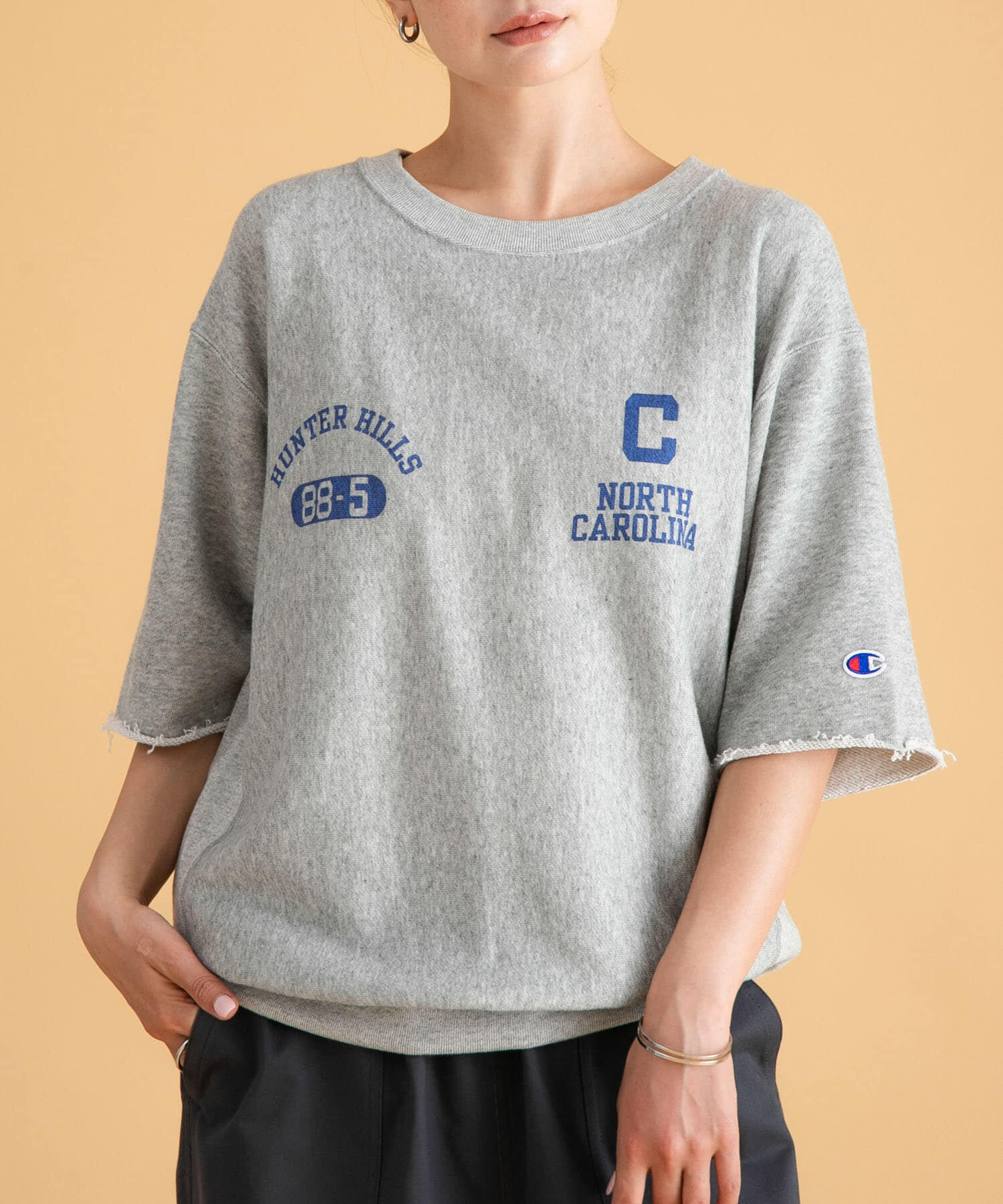 Sonny Label 「『別注』Champion&times;Sonny Label　リバースウィーブロゴスウェットTシャツ」|スウェット・ジャージ|