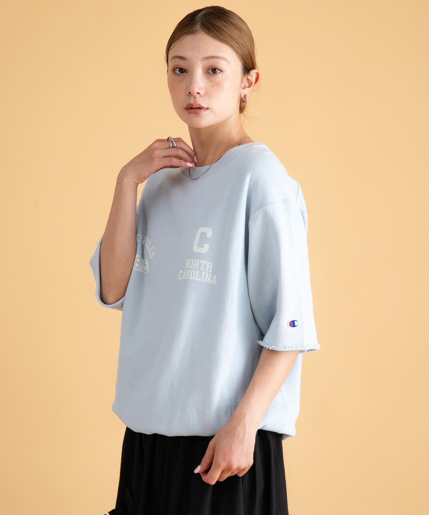 Sonny Label 「『別注』Champion&times;Sonny Label　リバースウィーブロゴスウェットTシャツ」|スウェット・ジャージ|