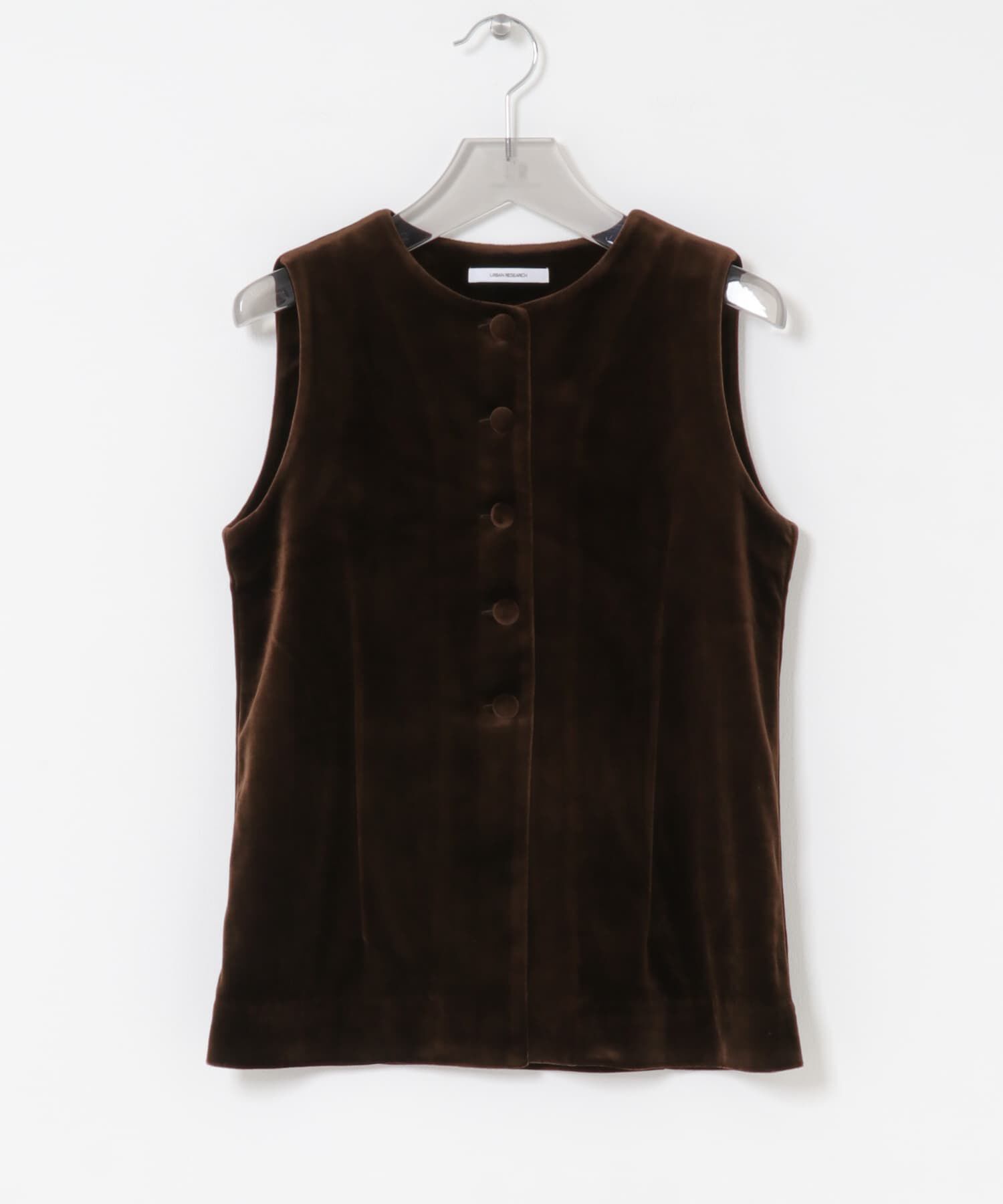 URBAN RESEARCH「ベロアジレ」|ベスト・ジレ|