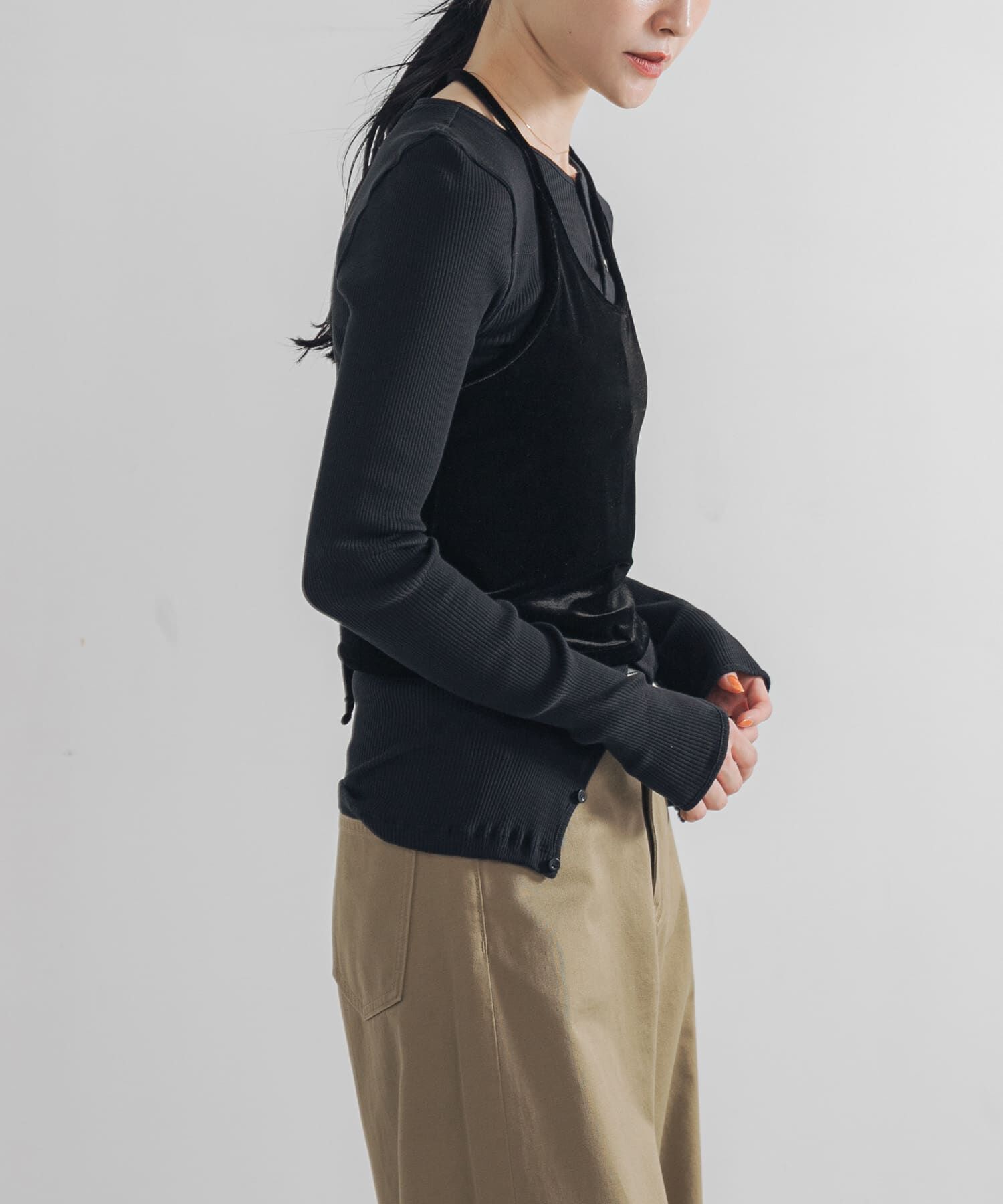 URBAN RESEARCH「ホルターネックベロアビスチェ」|その他|