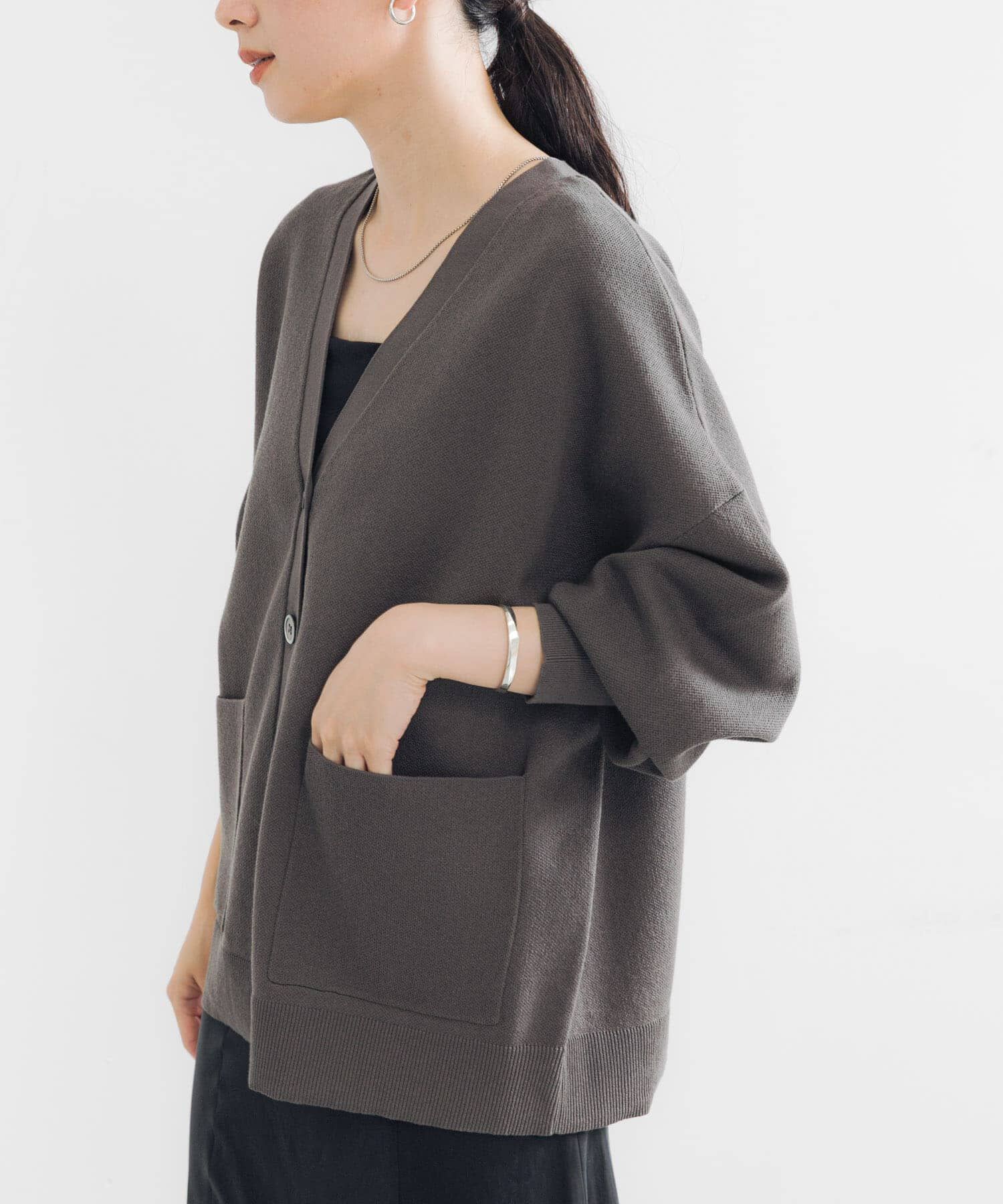 URBAN RESEARCH「Vネックルーズカーディガン」|カーディガン|