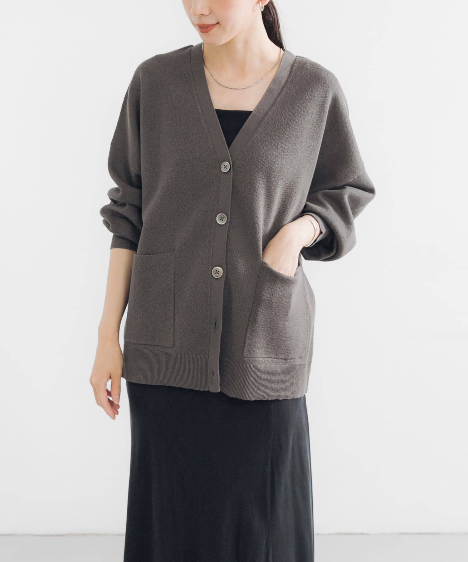 URBAN RESEARCH「Vネックルーズカーディガン」|カーディガン|