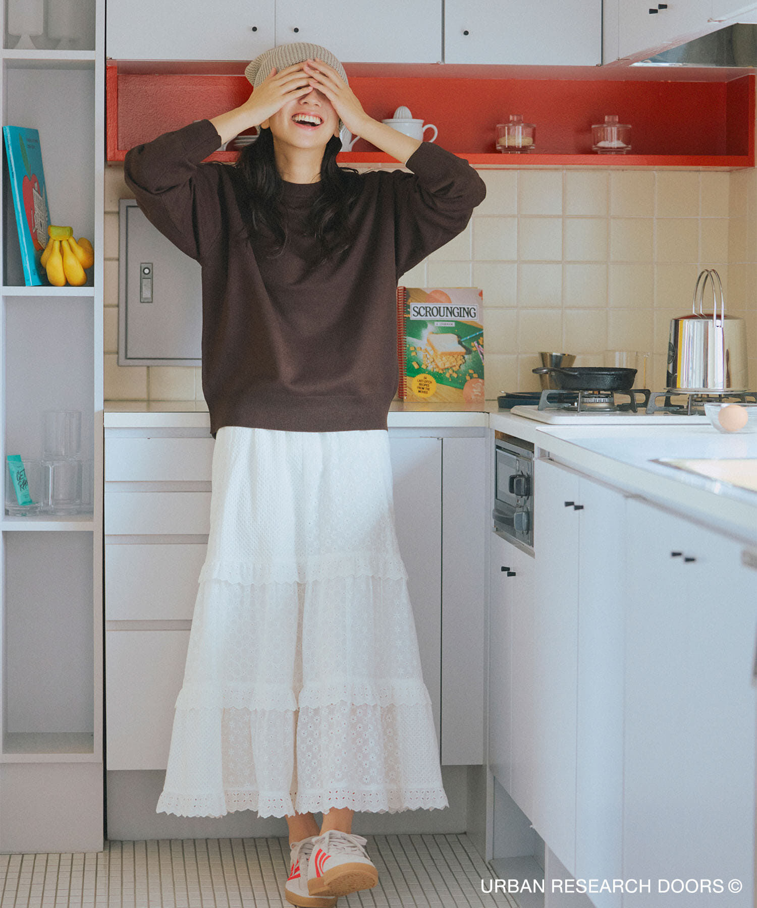 URBAN RESEARCH DOORS「『仁村紗和さん着用』『UR TECH 200日ﾆｯﾄ』ｽｳｪｯﾄﾗｲｸﾌﾟﾙｵｰ  」|ニット・セーター|