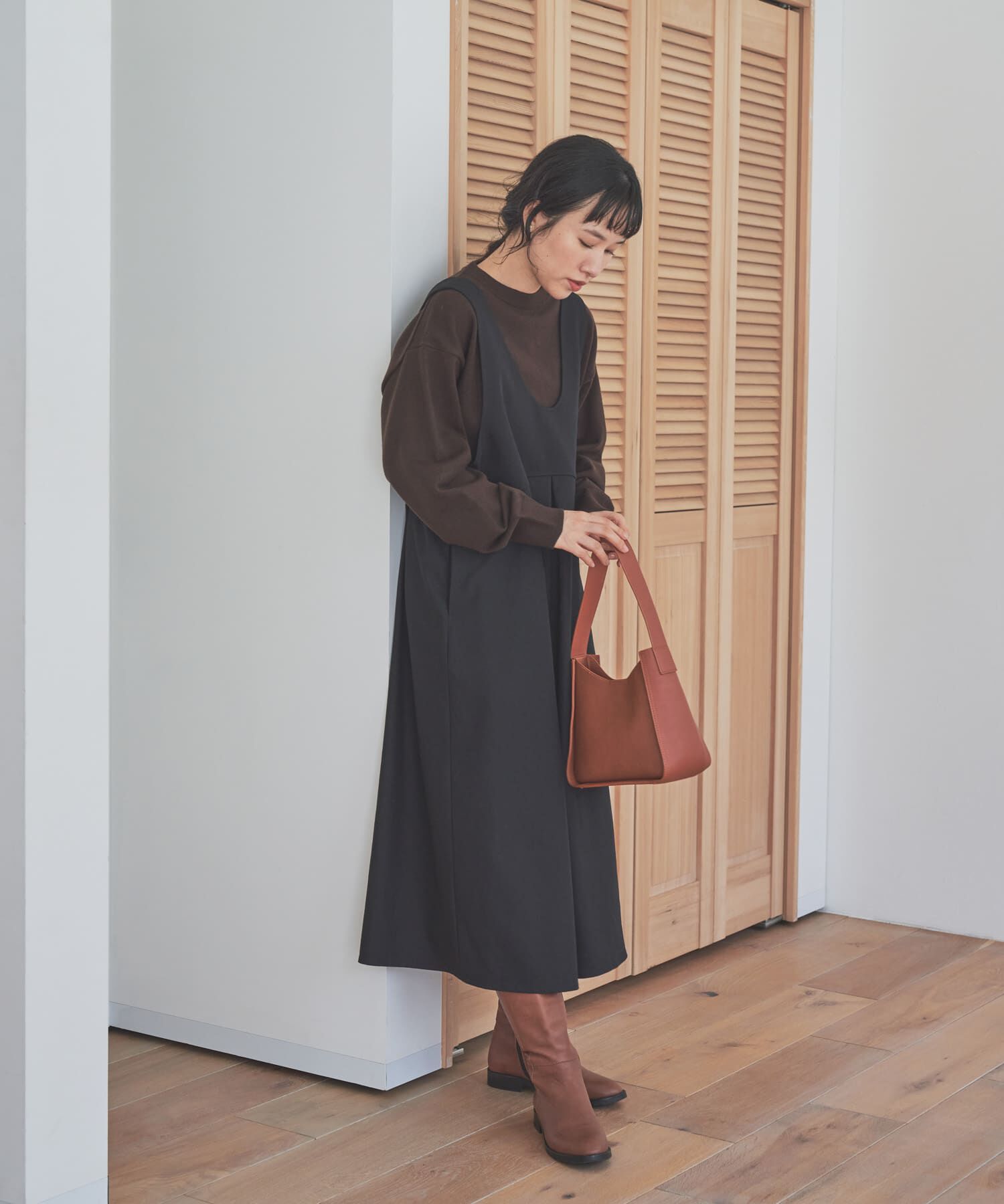 URBAN RESEARCH DOORS「『仁村紗和さん着用』『UR TECH 200日ﾆｯﾄ』ｽｳｪｯﾄﾗｲｸﾌﾟﾙｵｰ  」|ニット・セーター|