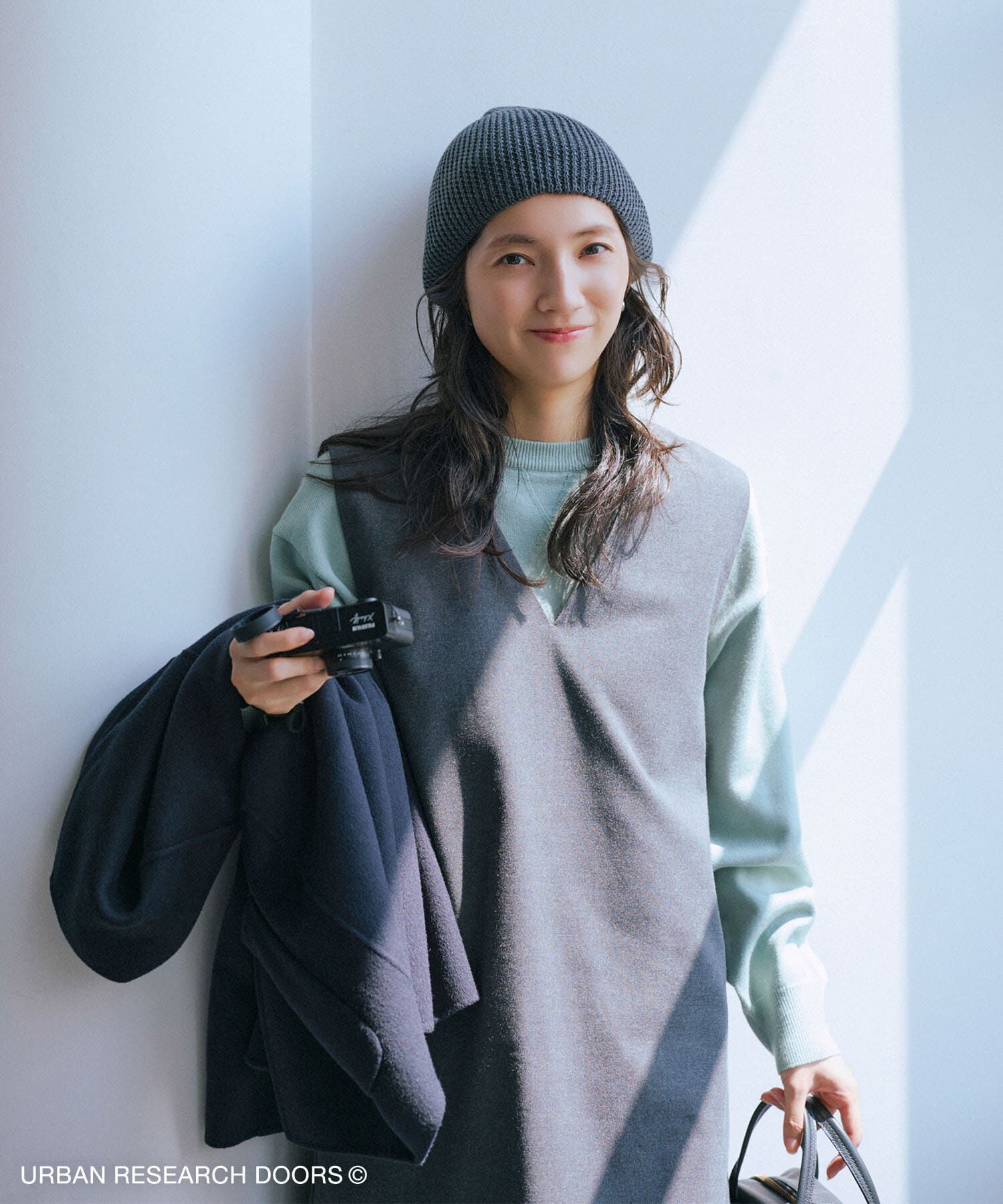 URBAN RESEARCH DOORS「『仁村紗和さん着用』『UR TECH 200日ﾆｯﾄ』ｽｳｪｯﾄﾗｲｸﾌﾟﾙｵｰ  」|ニット・セーター|