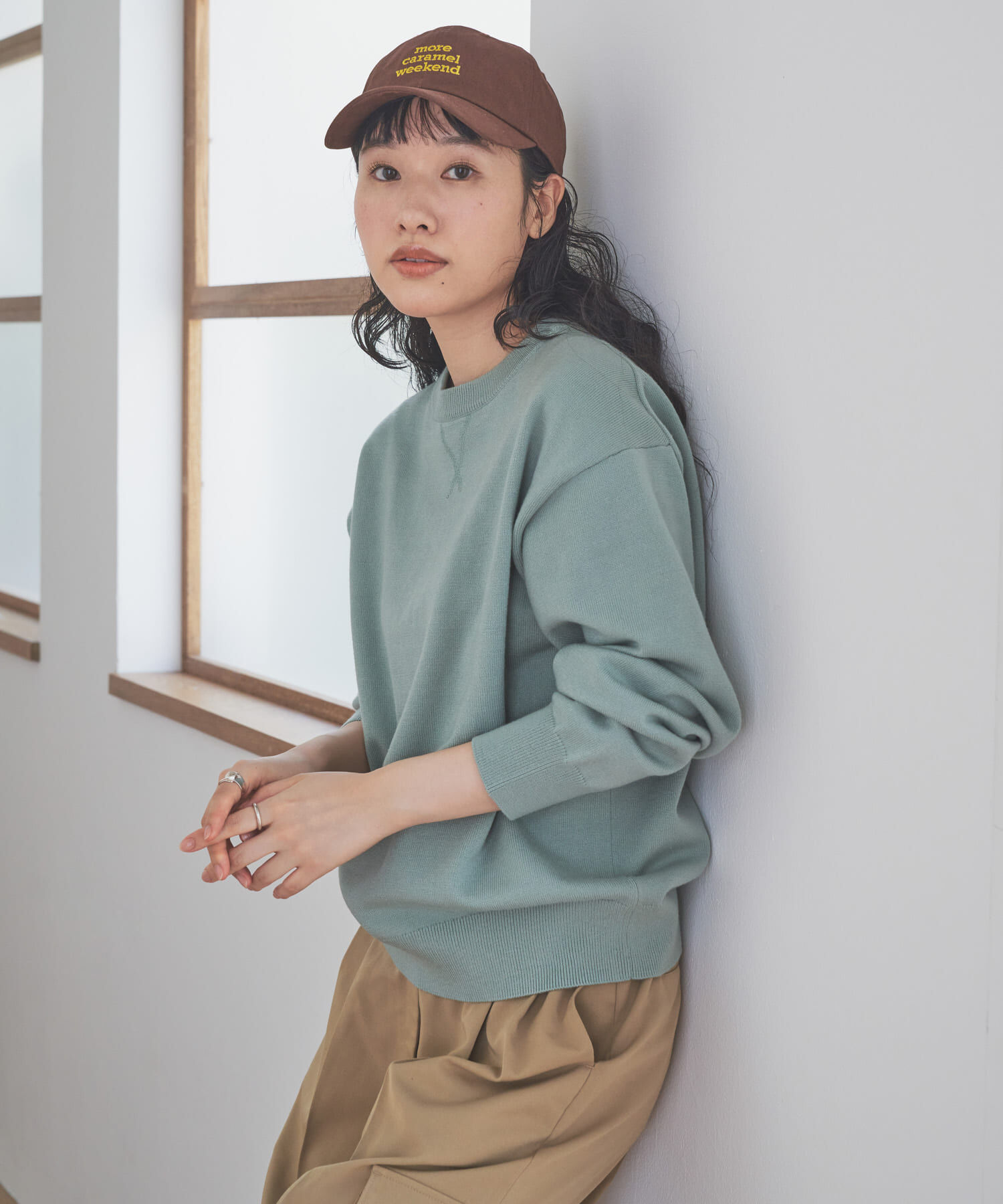 URBAN RESEARCH DOORS「『仁村紗和さん着用』『UR TECH 200日ﾆｯﾄ』ｽｳｪｯﾄﾗｲｸﾌﾟﾙｵｰ  」|ニット・セーター|