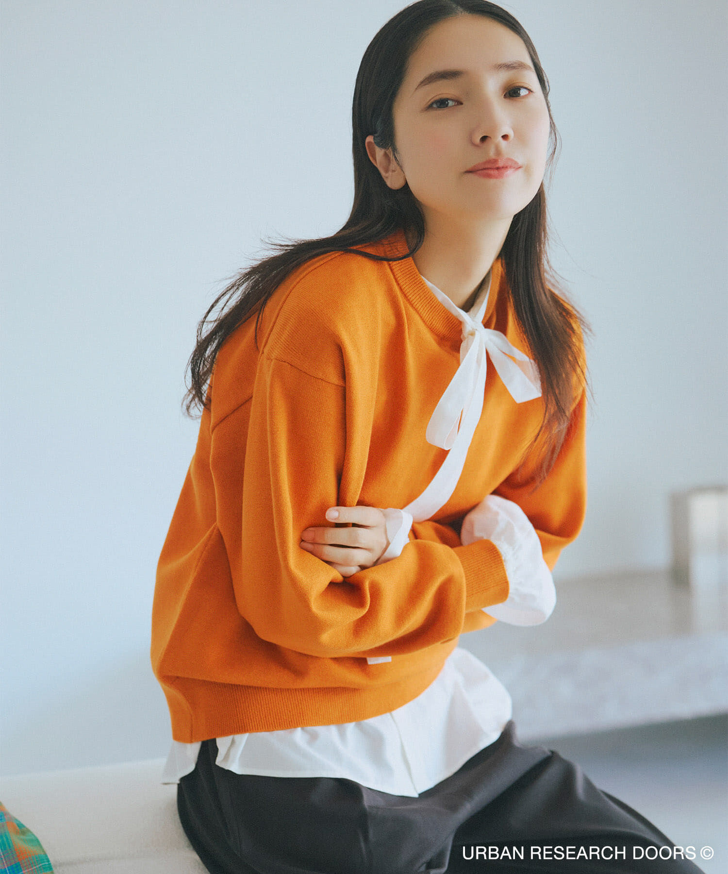 URBAN RESEARCH DOORS「『仁村紗和さん着用』『UR TECH 200日ﾆｯﾄ』ｽｳｪｯﾄﾗｲｸﾌﾟﾙｵｰ  」|ニット・セーター|