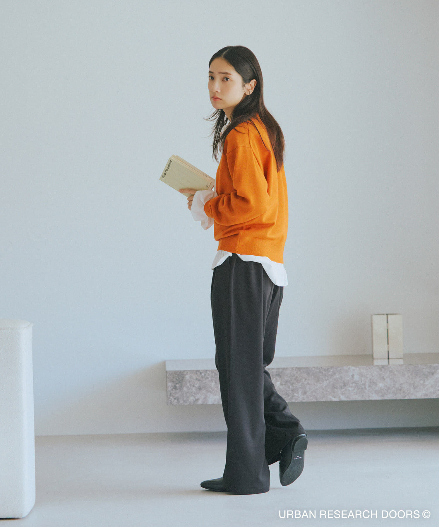 URBAN RESEARCH DOORS「『仁村紗和さん着用』『UR TECH 200日ﾆｯﾄ』ｽｳｪｯﾄﾗｲｸﾌﾟﾙｵｰ  」|ニット・セーター|