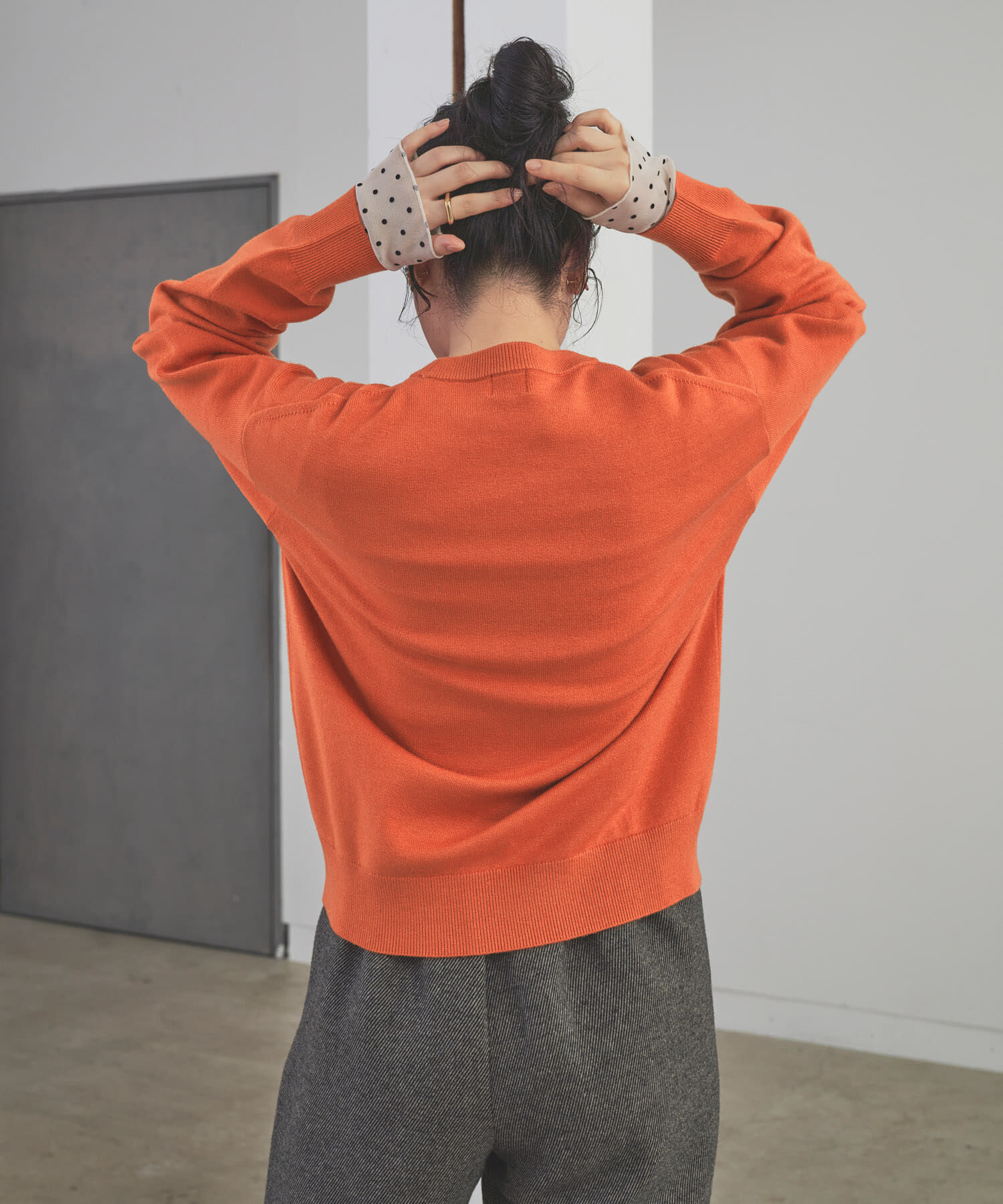 URBAN RESEARCH DOORS「『仁村紗和さん着用』『UR TECH 200日ﾆｯﾄ』ｽｳｪｯﾄﾗｲｸﾌﾟﾙｵｰ  」|ニット・セーター|