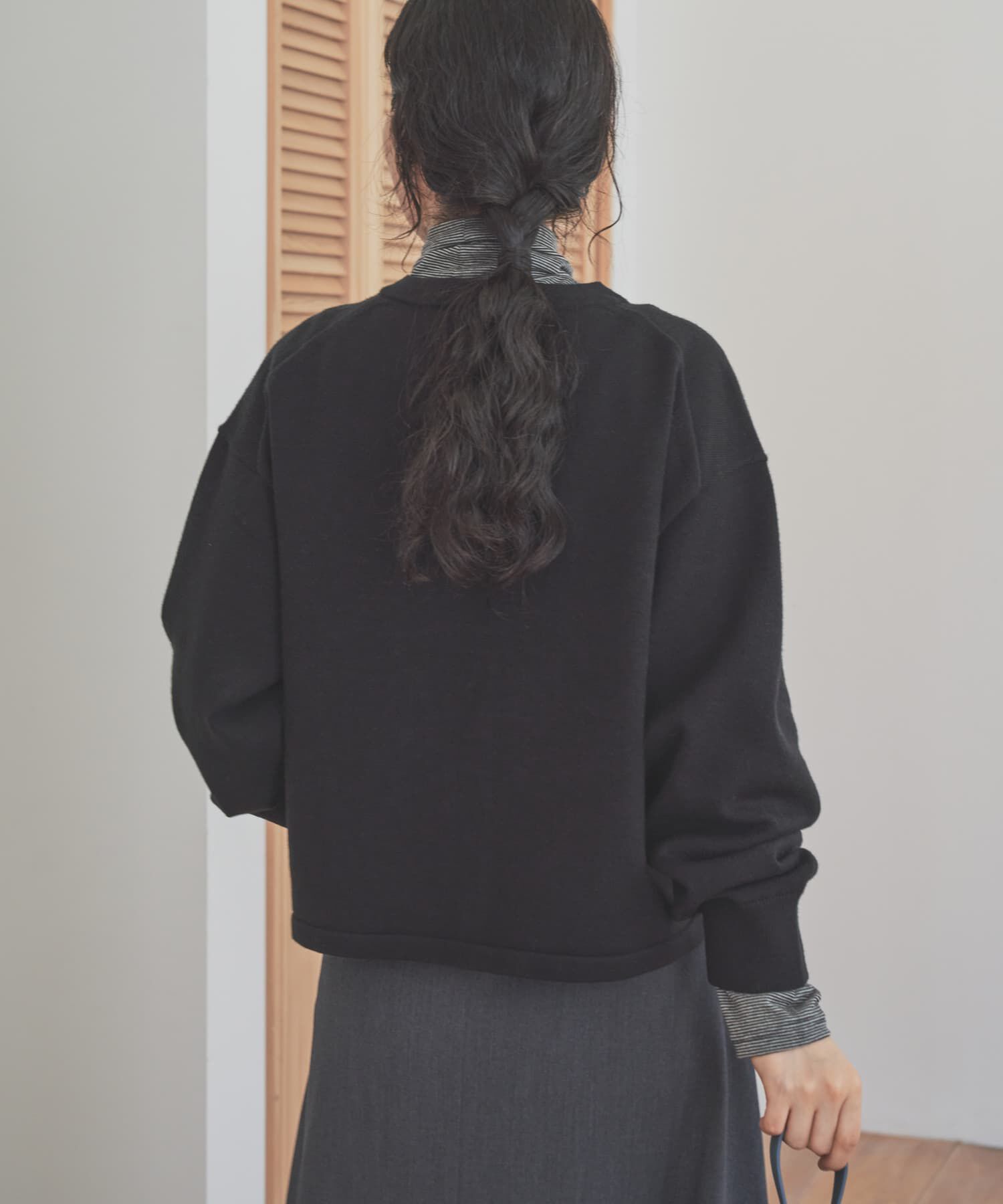 URBAN RESEARCH DOORS「『仁村紗和さん着用』『UR TECH 200日ニット』リングドットカーディガン」|カーディガン|