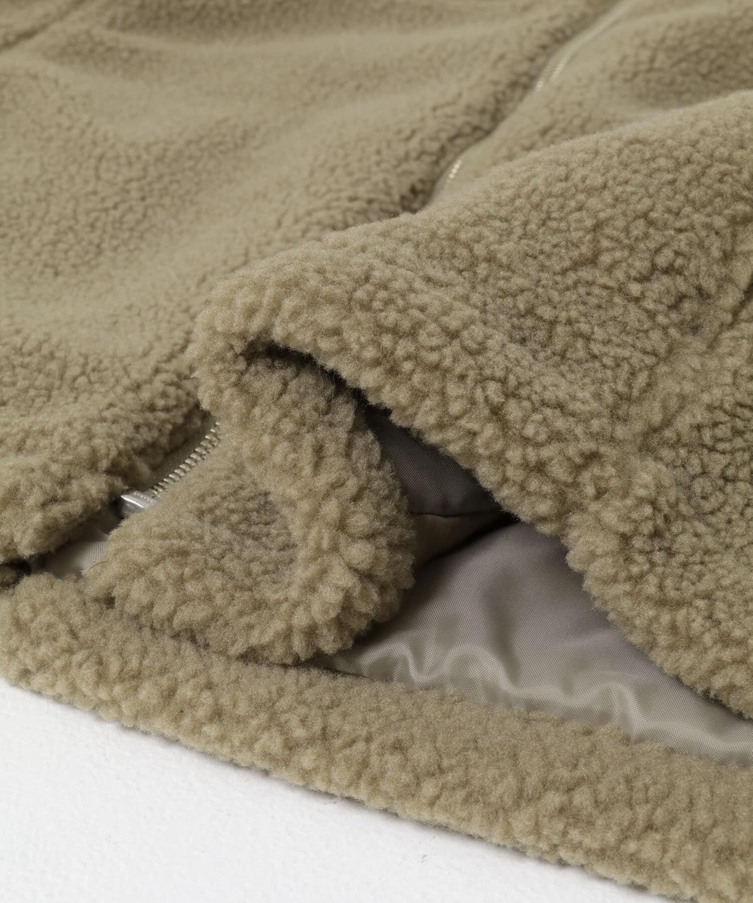 URBAN RESEARCH DOORS「FORK&SPOON　スタンドカラーボアブルゾン」|ブルゾン・スタジャン|